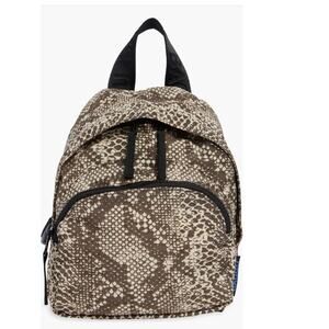 NWT Baggu Mini Backpack in Snakeskin